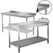 Arbeitstische 700 mm Tief